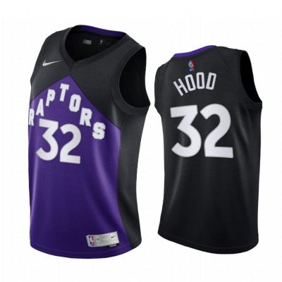 Toronto Raptors #32 Rodney Hood Purple Youth NBA Swingman 2020-21 Earned Edition Jersey